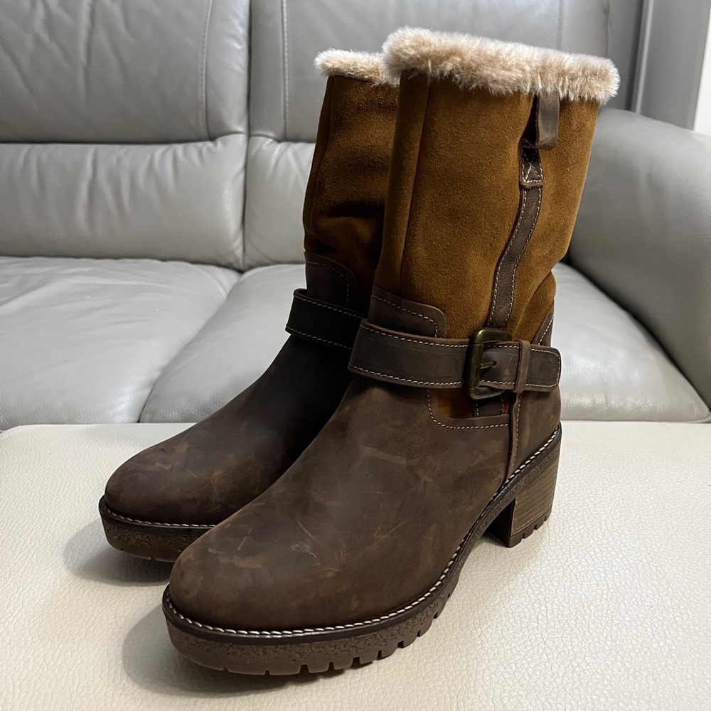 Bos. & Co. Women's Maine Wool-Lined Sheepskin Boots -Made in Portugal- EU 41